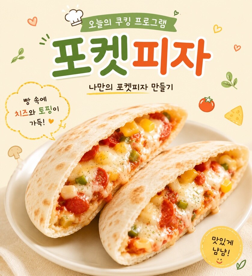 하이엘라 아트, 포켓피자 혼자 이미지